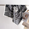 Luxury Horse Print Silk-Feel Square Scarf 70 x 70 cm (27.6 x 27.6 in) – Women's Neck, Hair, Foulard, Bandana
