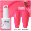 Top & Base 15ml (0.5 fl oz) Gel Nail Polish – Semi-Permanent UV/LED Soak-Off Base Coat and Top Coat, Long-Lasting Manicure