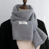 Women's Soft Cashmere-Feel Knit Winter Scarf — Long Thick Pashmina Shawl Wrap Hijab 22 x 160 cm (8.7 x 63 in)