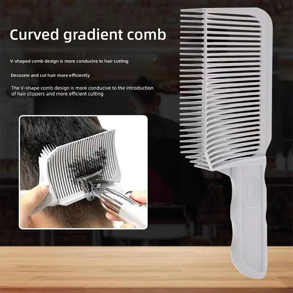 Adjustable Hairline & Neckline Trimming Guide Set – DIY Haircut Template with Silicone Headband & Clipper Comb
