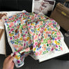 Satin-Look Square Scarf 27.6 x 27.6 in (70 x 70 cm) Cat Print Headscarf, Neck Wrap & Bandana for Women