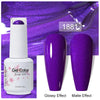 Top & Base 15ml (0.5 fl oz) Gel Nail Polish – Semi-Permanent UV/LED Soak-Off Base Coat and Top Coat, Long-Lasting Manicure