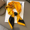 Satin-Look Square Scarf 27.6 x 27.6 in (70 x 70 cm) Cat Print Headscarf, Neck Wrap & Bandana for Women
