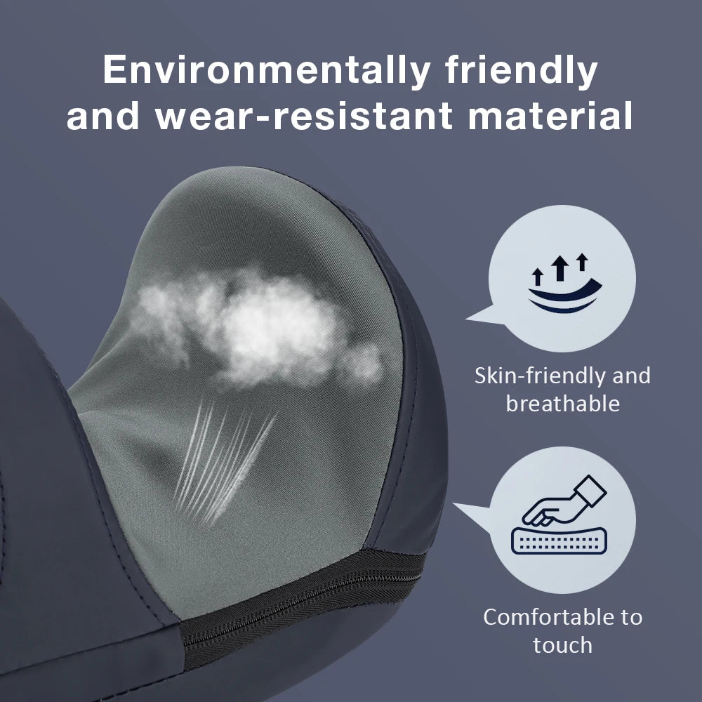 Shiatsu Electric Foot & Calf Massager with Hot Compress — Deep Kneading Roller, 3 Intensity Levels & Remote Control