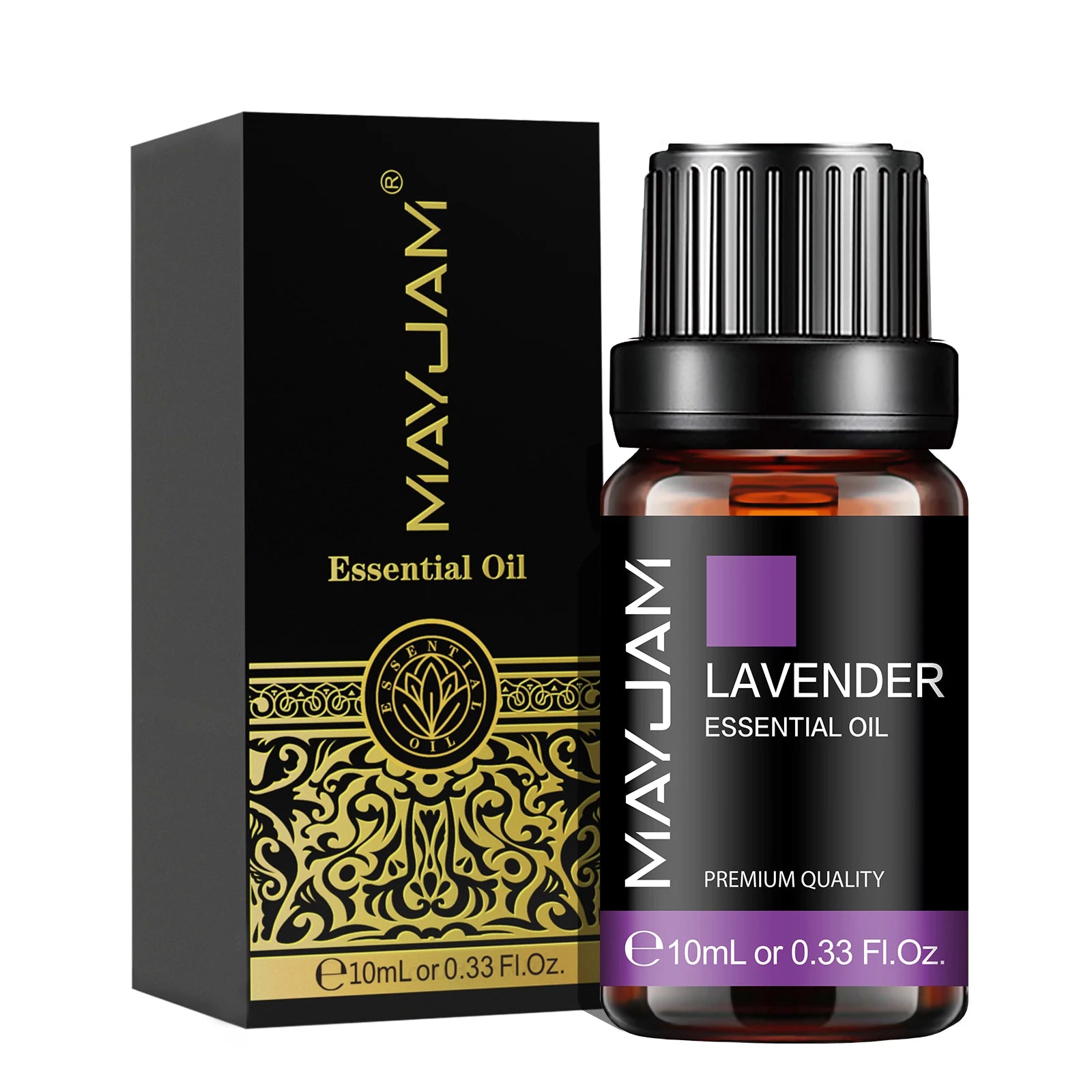 MAYJAM 10ml (0.34 fl oz) Pure Aromatherapy Essential Oil - Lavender, Jasmine, Eucalyptus, Vanilla, Sandalwood, Bergamot, Rosemary, Citronella, Cinnamon