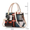 PU Leather Crossbody Tote Bag for Women – Large Capacity Travel Shoulder Handbag