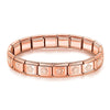 9mm (0.35 in) Italian Elastic Star Heart Butterfly Charm Bracelet - Stainless Steel Bangle for Women