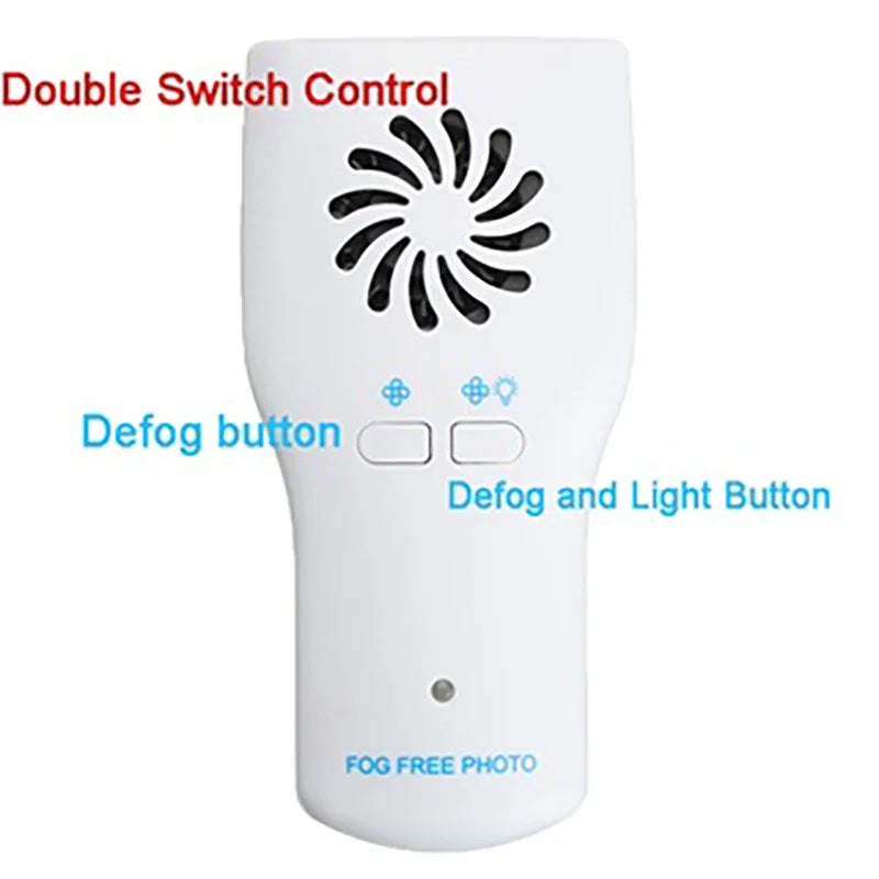 Rechargeable LED Anti-Fog Dental Photography Mirror Kit – Stainless Steel Intraoral Buccal Lingual Reflectors