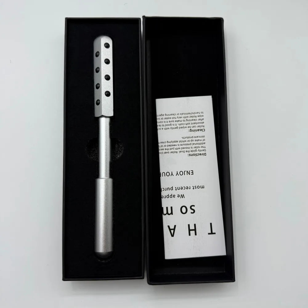 24 Germanium Face Massage Stick – Acupoint Roller Facial Massager & Gua Sha Tool for Women