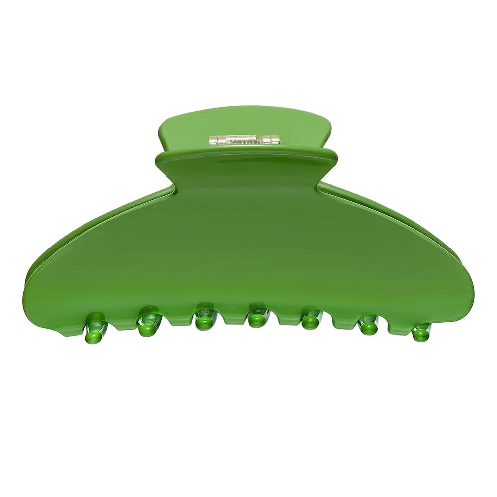 Personalized Letter Hair Clip - Handmade Custom Name Hair Claw Barrette with Rhinestones, 10cm x 4cm (3.94 in x 1.57 in)