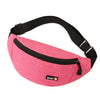 Unisex Black Waist Bag Running Fanny Pack Crossbody Chest Phone Pouch Multifunction Belt Bag