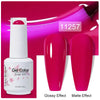 Top & Base 15ml (0.5 fl oz) Gel Nail Polish – Semi-Permanent UV/LED Soak-Off Base Coat and Top Coat, Long-Lasting Manicure