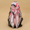 Satin-Feel Square Scarf 90 x 90 cm (35.4 x 35.4 in) – Satin-Look Polyester Hijab, Neckerchief, Shawl & Headscarf for Women