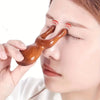 Sandalwood Frog Gua Sha Massage Tool – Portable Wooden Face, Eye, Ear & Nose Massager (1pc)