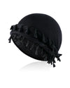 Vintage Twist Turban Head Wrap for Men - Stretch Modal & Satin Drawstring Scarf, Machine Washable