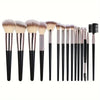 3-20 Piece Professional Makeup Brush Set – Soft Synthetic Kabuki Brushes for Eyeshadow, Foundation, Concealer, Blending & Blush