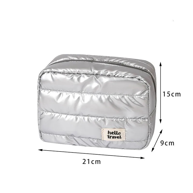 Large Capacity Waterproof Travel Makeup Bag Portable Multifunctional Cosmetic & Toiletry Organizer