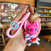 Lilo & Stitch Silicone Keychain Pendant - Cartoon Key Ring for Car, Phone & Bag (4–6 cm / 1.6–2.4 in)