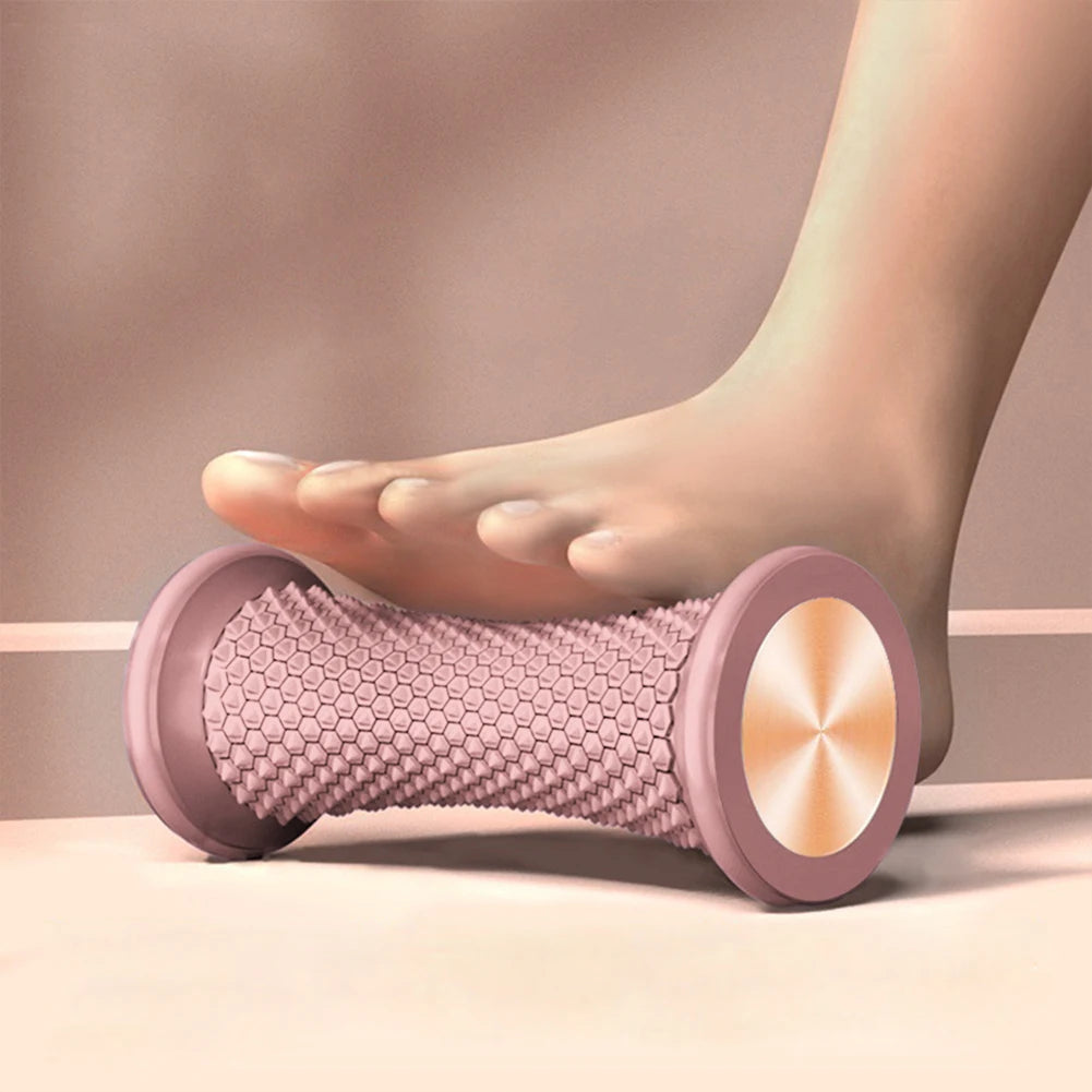 TPR Foot Massage Roller – Ergonomic Reflexology & Leg Muscle Massager for Deep Tissue, Portable Pilates/Yoga Recovery