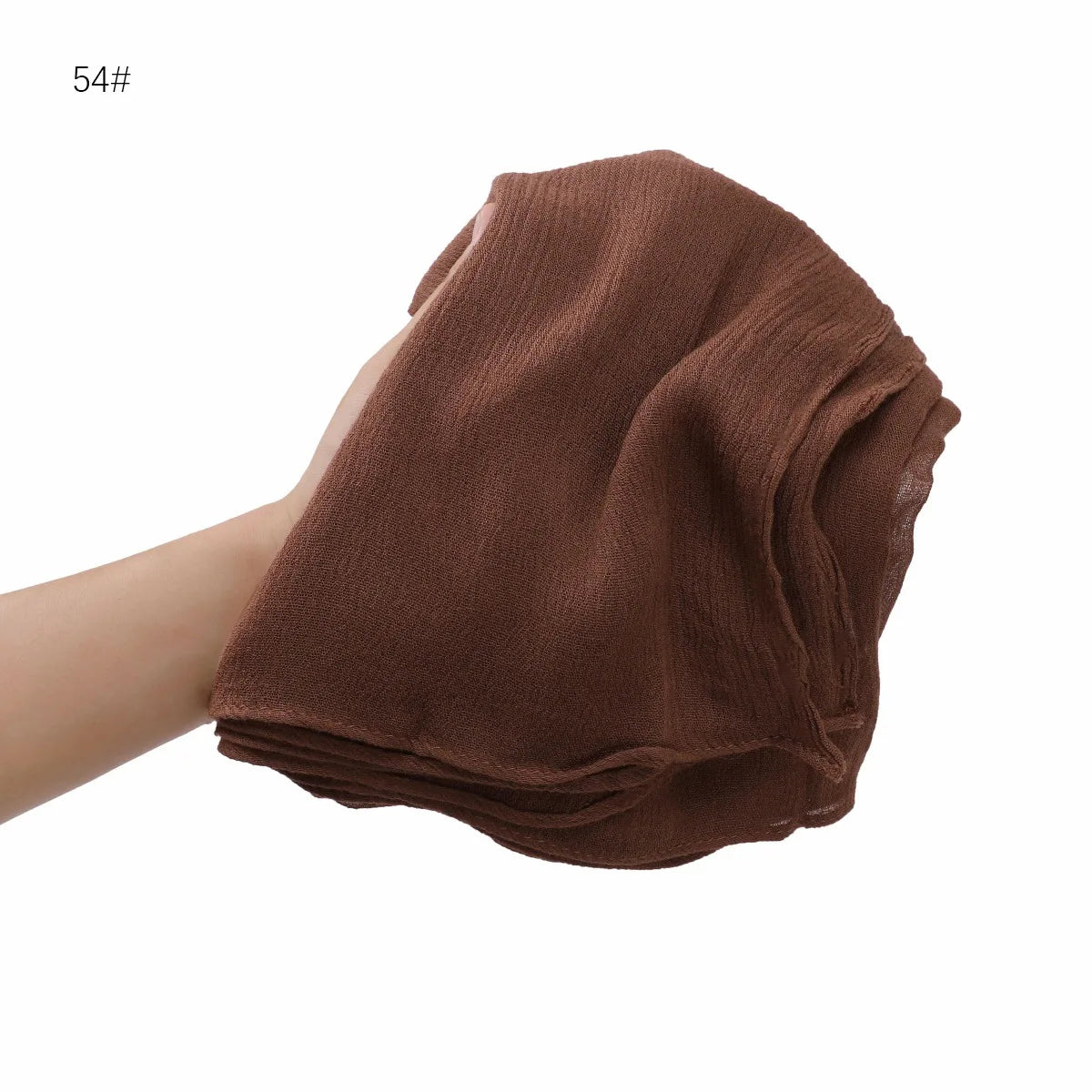 Women's Large Solid Polyester Hijab Scarf 80 x 190 cm (31.5 x 74.8 in) Long Muslim Headscarf Wrap Shawl Turban