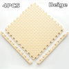 EVA Interlocking Floor Tile 30×30×1 cm (11.8×11.8×0.4 in) Leaf Texture Non-Slip Shock-Absorbing Gym, Yoga & Baby Play Mat
