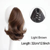 Short Curly Clip-In Ponytail 12-Inch (30 cm) Synthetic Hair Extension with Claw Clip