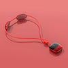Mini Hanging Rechargeable Neck Massager – Portable Pulse Muscle Stimulator with Hot Compress for Cervical Relief