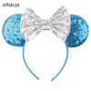 Disney Minnie Sequin Ear Headband with Polka Dot Bow, Girls & Women Party Hairband, Kids DIY Hair Accessory