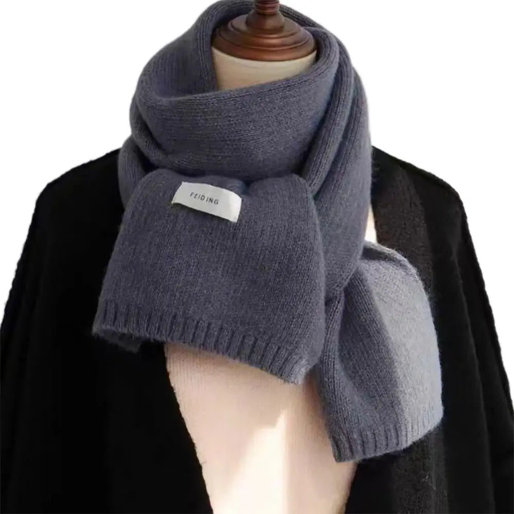 Women's Soft Cashmere-Feel Knit Winter Scarf — Long Thick Pashmina Shawl Wrap Hijab 22 x 160 cm (8.7 x 63 in)