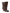 Women's Peep Toe Knee-High Boots Slip-On, Thick High Heels with Statement Heel, Microfiber Upper — Large Sizes