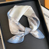 Luxury Satin Square Scarf 70 x 70 cm (27.6 x 27.6 in) – Silk-Feel Polyester Shawl Hijab Neckerchief Hair Ribbon Headband Bandana