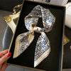 Luxury Horse Print Silk-Feel Square Scarf 70 x 70 cm (27.6 x 27.6 in) – Women's Neck, Hair, Foulard, Bandana