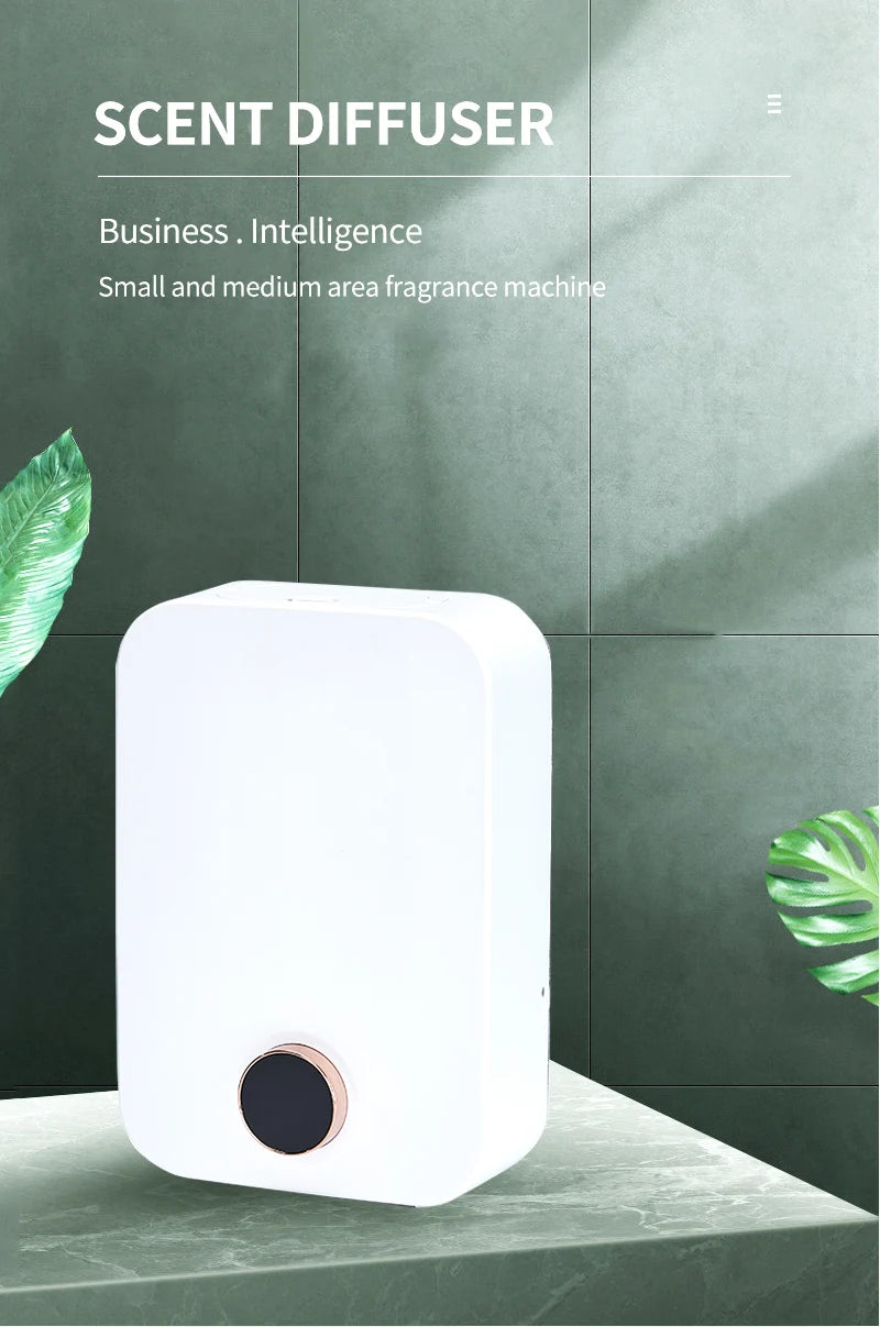 Smart Wall-Mounted Waterless Aroma Diffuser 150 mL (5.1 fl oz) — Scent Machine for Home & Hotel