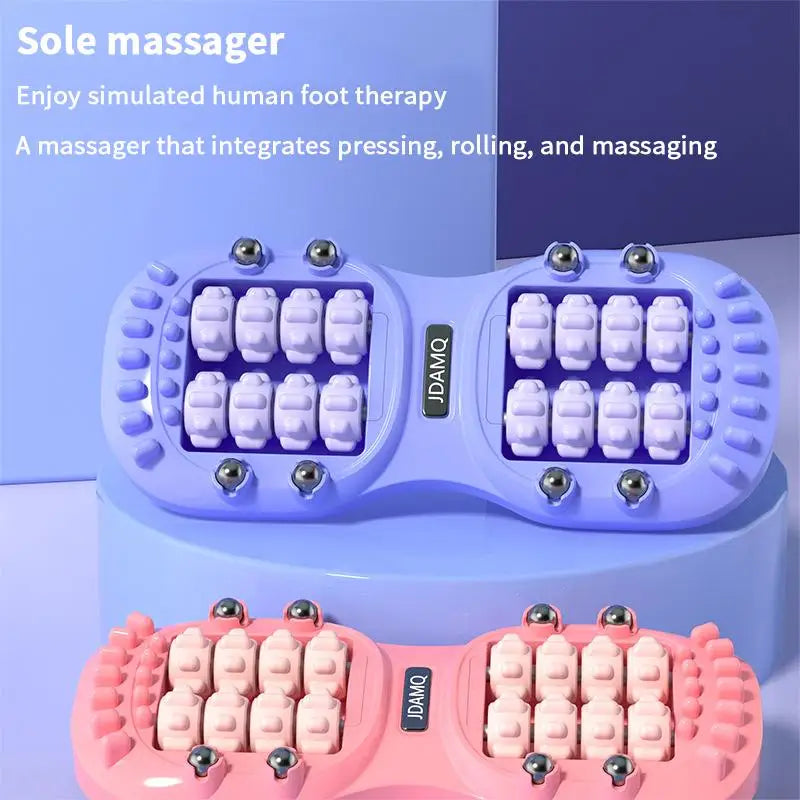 Foot Massage Roller Acupressure Reflexology Tool for Plantar Fasciitis Relief and Deep Tissue Muscle Recovery