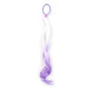 14-Inch (35 cm) Curly Colored Synthetic Ponytail Extension for Kids — Lightweight with Elastic Tie