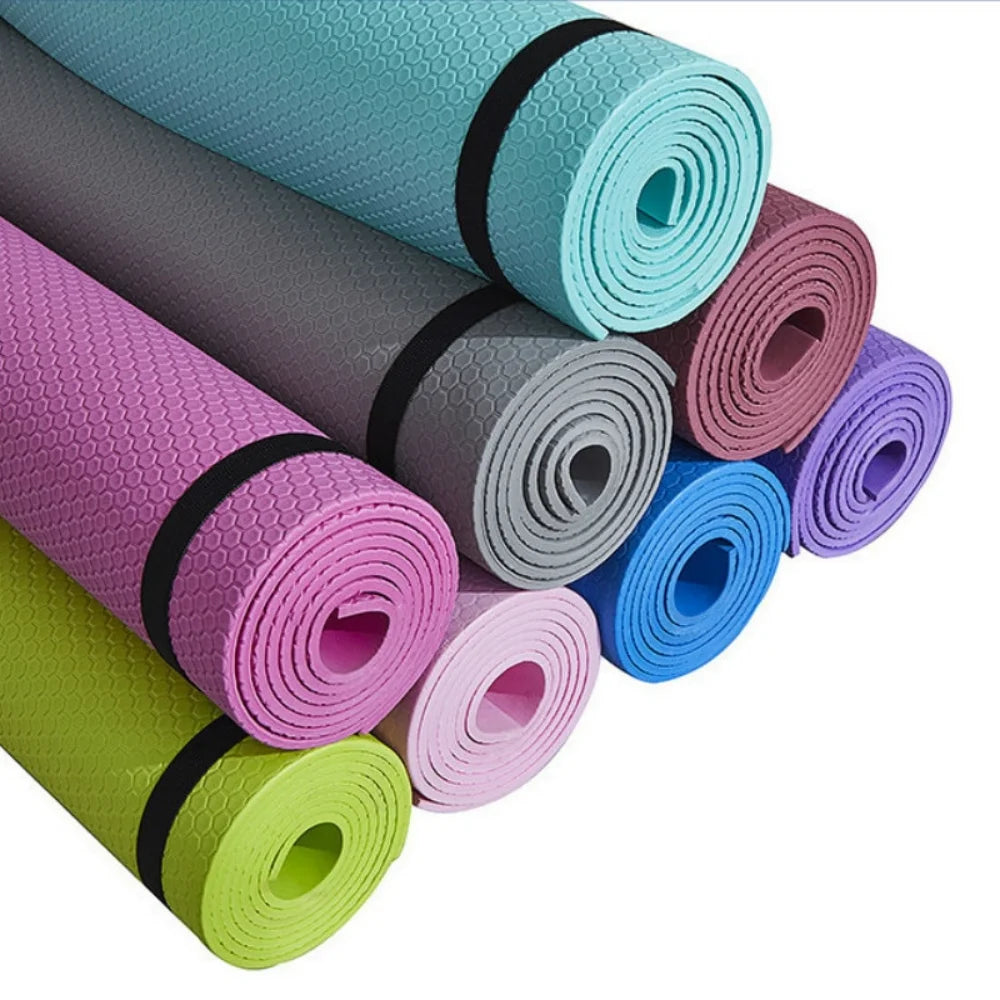 Non-Slip Thick Yoga Mat EVA Foam 3mm-6mm Comfort Mat for Yoga, Pilates & Fitness