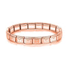 9mm (0.35 in) Italian Elastic Star Heart Butterfly Charm Bracelet - Stainless Steel Bangle for Women
