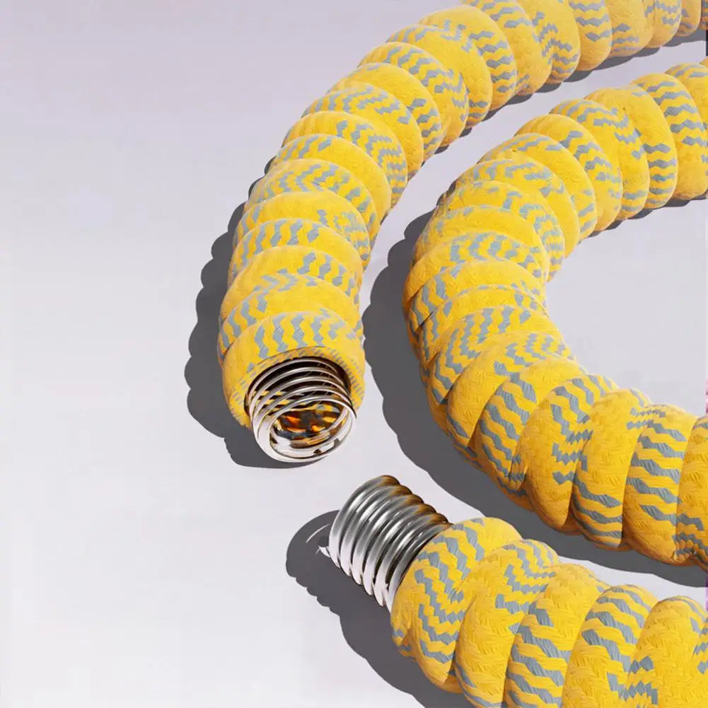 Soft Spring Fitness Hoop – 78.7 in (200 cm) Silent 360° Rotation Portable Waist Trainer Hula Hoop for Women