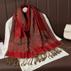 Cashmere-Feel Pashmina Shawl – Women's Warm Winter Scarf Wrap, 70 x 190 cm (27.6 x 74.8 in)
