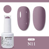 Glitter Gel Nail Polish 15ml Soak-Off UV/LED Base & Top Coat, 321 Colors