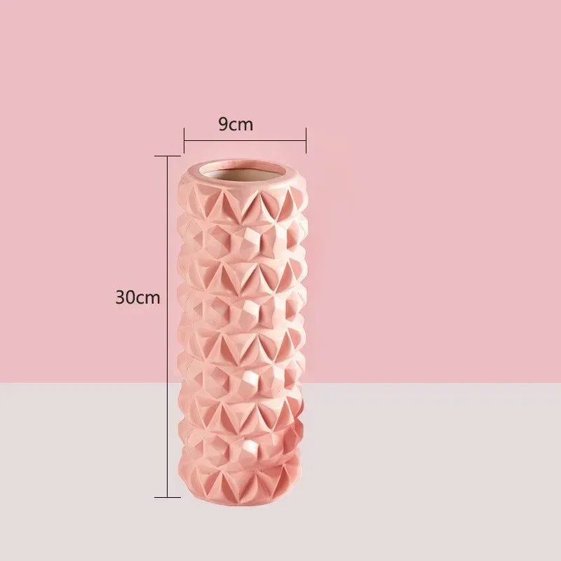 Yoga Foam Roller – Soft Pilates & Fitness Massage Roller for Back, Myofascial Release & Muscle Recovery