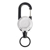 Anti-Theft Retractable Metal Keychain with Elastic Rope and Easy-Pull Buckle - Sporty Yoyo Key Ring for Keys, Ski Passes & ID Cards
