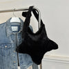 Large Faux Fur Leopard Tote Bag 17in (43cm) – Plush Shoulder & Adjustable Crossbody Bag for Women, Zipper Closure