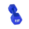 Rubber Hex Dumbbells 2–15 lb (0.9–6.8 kg) Neoprene Coated Non-Slip Home Gym Weights