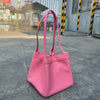 Personalized Faux Suede Bucket Bag for Women – Custom Letter Shoulder Tote, Luxury Party Handbag