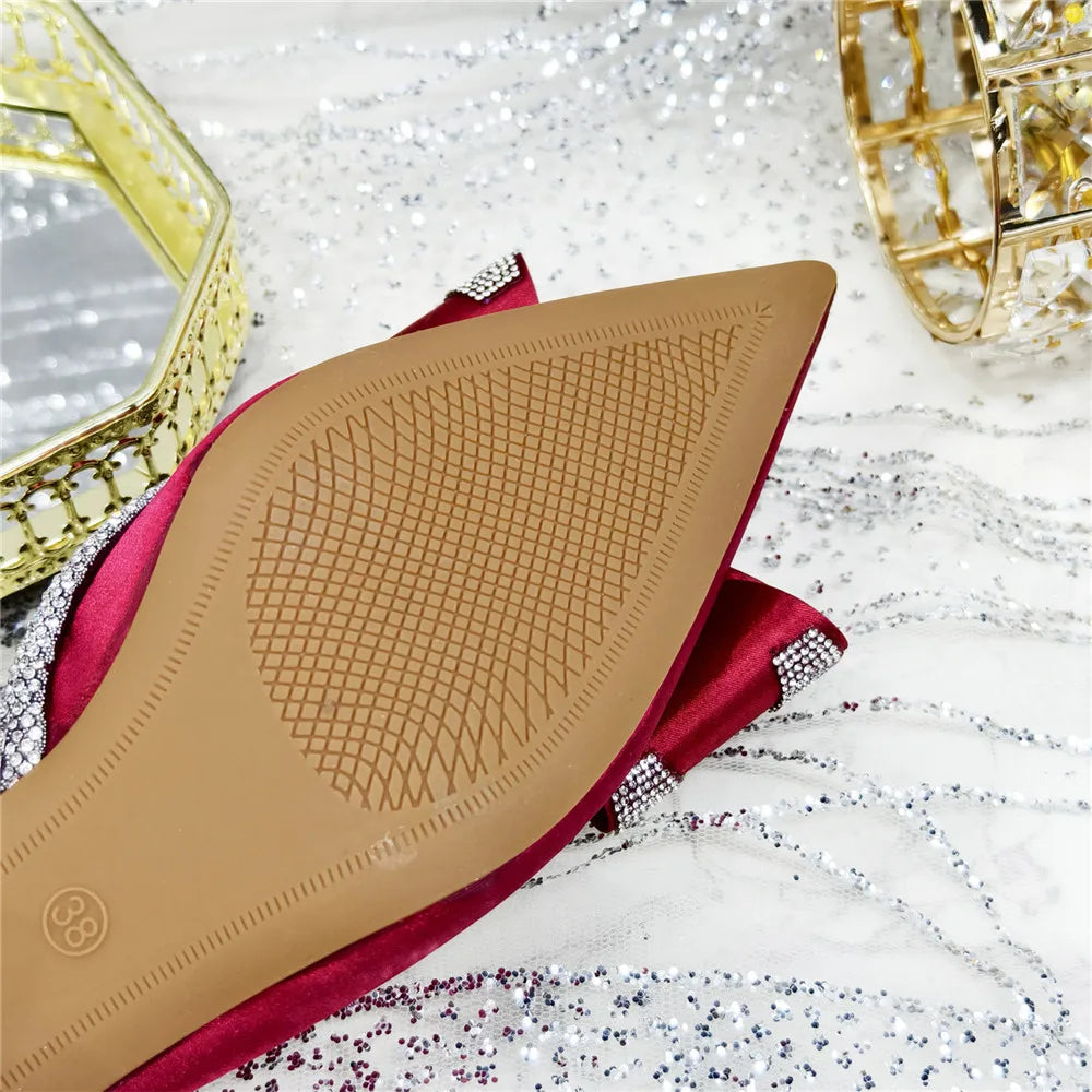 Elegant African-Inspired High Heel Chain Slingback Sandals for Women – Party & Wedding Pumps