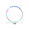 LED Luminous Hula Hoop – Removable Fitness Hoop 60–90 cm (24–35 in) with LED Lights for Weight Loss & Home Gym
