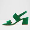 LOSLANDIFEN Women's Open Toe Ankle Strap Chunky Heel Sandals - 5.5 cm (2.17 in) Heel