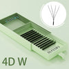 W-Shaped Bloom Premade Fan Lash Extensions 3D-8D Natural Soft Matte Black