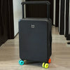 ABS+PC Hardside Spinner Suitcase – 20-inch (36 x 21 x 56 cm) & 24-inch (44 x 26 x 68 cm) Rolling Luggage with Lock, Unisex Carry-On Trolley